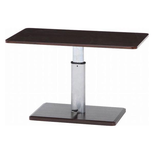 他サイト： 【メーカー直送】不二貿易 昇降テーブル W900×D500 ブラウン シルバー 10497【代引不可】【お客様組立】の商品画像