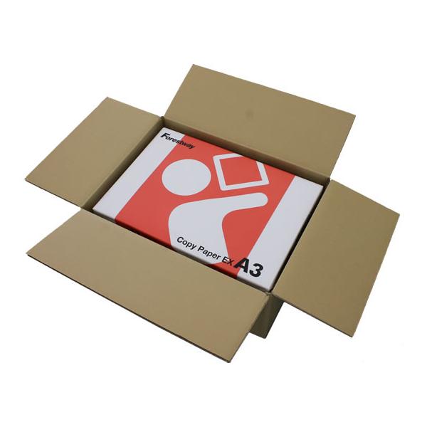 【仕様】●サイズ：Ｍサイズ（３辺合計１００ｃｍ以内）　●仕様：Ａ３用　●外寸法：幅４５０×奥行３３０×高さ２１０ｍｍ　●内寸法：幅４４５×奥行３２５×高さ２００ｍｍ　※５ｍｍ前後の誤差が生じる事があります。　●材質：段ボール（紙厚５ｍｍ）、...