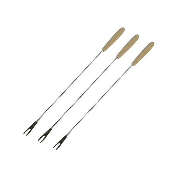 他サイト： キャプテンスタッグ BBQグリルフォーク35cm 3本組 ＢＢＱツール ＢＢＱ 焚火 アウトドア キャンプ 釣り具の商品画像