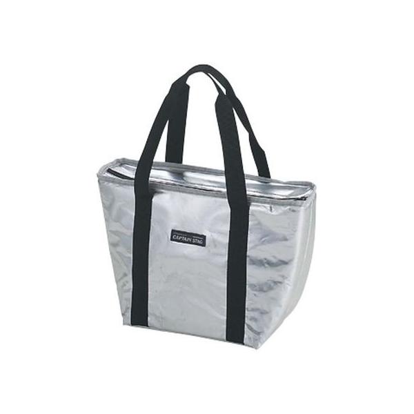 他サイト： キャプテンスタッグ デリス シルバートート型ソフトクーラーバッグ10L エコバッグ バッグ 日用雑貨の商品画像