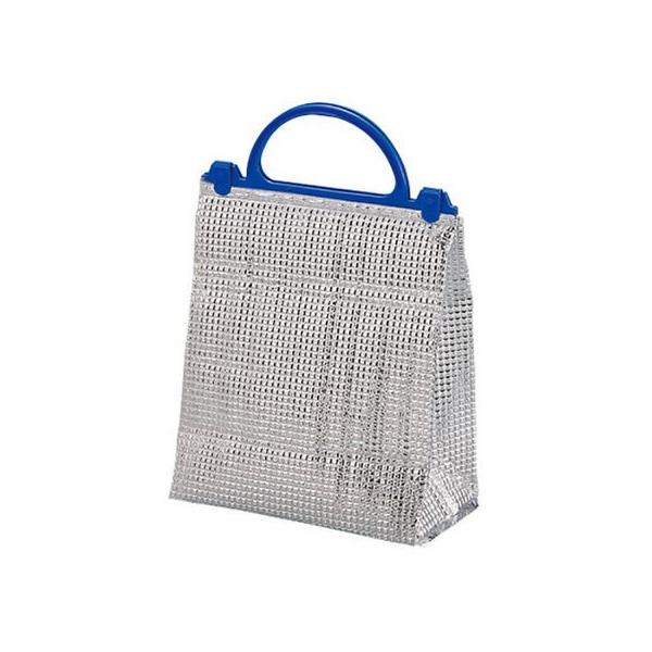 【商品説明】アルミ蒸着の保冷バッグです。　買い物した食材や飲み物の保冷に便利です。　アウトドアで活用もできます。【仕様】CG_08●製品サイズ：２２０×１００×２６０ｍｍ　●重量：４０ｇ　●材質　本体：表面＝本体：表面＝ポリエステル（アルミ...