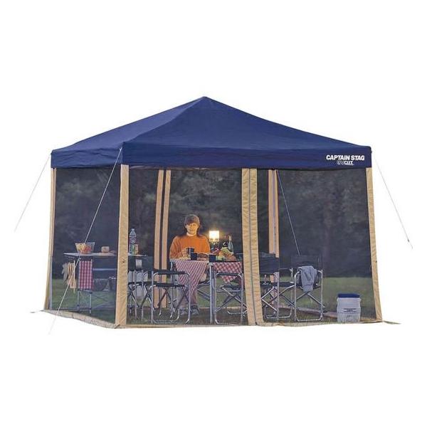 キャプテンスタッグ リビングスクリーン キャンプ アウトドア スピーディー300UV用スクリーンパネル - アウトドア・キャンプ