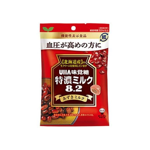 UHA味覚糖 特濃ミルク8.2 あずきミルク 93g キャンディ 飴 グミ タブレット お菓子