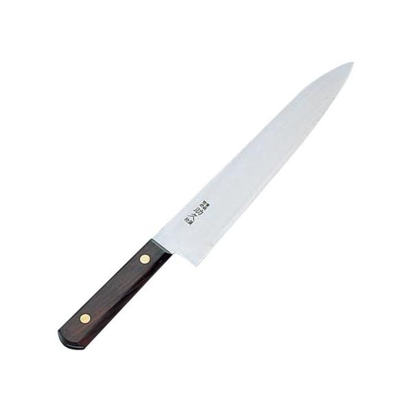 関の刃物 牛刀 300mm 正広 本焼 MV鋼 肉 魚 野菜切り 洋包丁 両刃