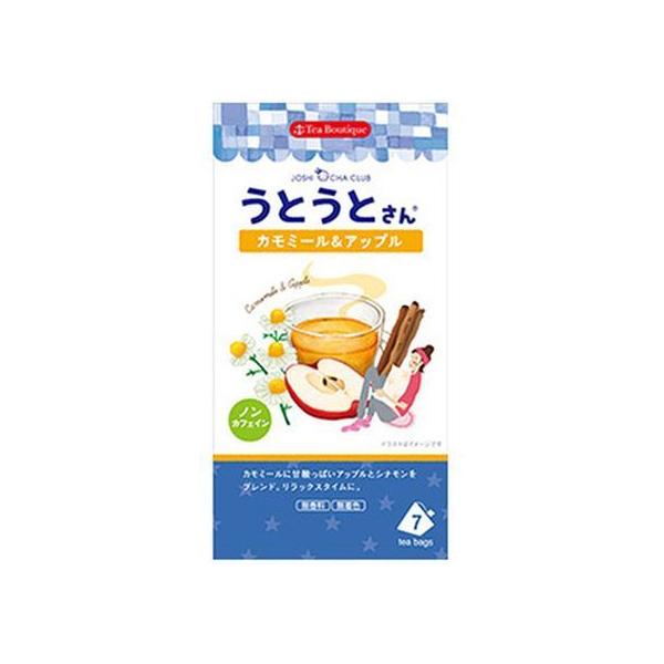 【お取り寄せ】日本緑茶センター うとうとさんのカモミール&amp;アップル 1.5g×7袋 ティーバッグ 紅茶 ココア 飲料