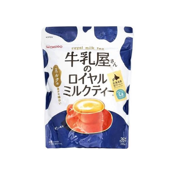 他サイト： アサヒグループ食品 牛乳屋さんのロイヤルミルクティー 340g 粉末 スティック 紅茶 ココア 飲料の商品画像