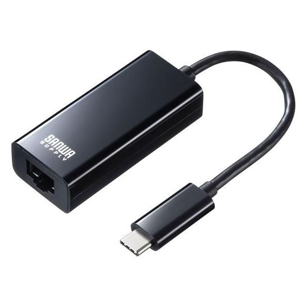 y񂹁zUSB3.2 TypeC-LANϊA_v^(ubN) USB-CVLAN2BKN ϊA_v^ ϊP[u traP[u P[u d^bv zp[c Ɠd