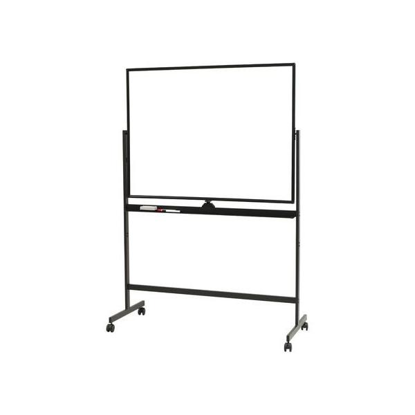 【仕様】●カラー：ブラックフレーム●サイズ：幅１２８０×奥行５６０×高さ１６００または１８００ｍｍ●重量：本体重量／１２．４ｋｇ●仕様：板面／スチール、フレーム／アルミ、脚／スチール、キャスター／ナイロン●付属品：マーカー（黒・赤）×各１、...