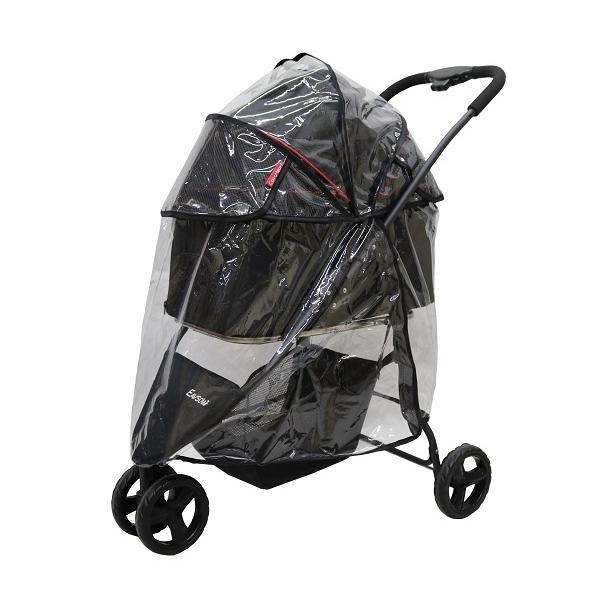 ココハート　ペットカート　甘えん坊バギー プラスわんにジャストフィットのレインカバーです。他のペットカートにも使用できますが、その場合はサイズをご確認の上ご購入下さい。