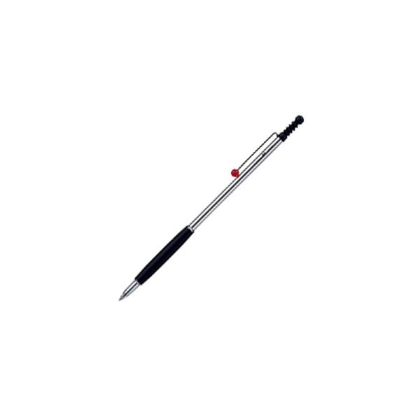 トンボ鉛筆 ズーム707デラックス [黒] 0.7mm シルバー/ブラック
