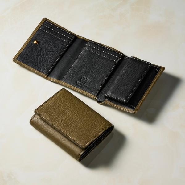 マルティーニ スミス ミニ財布 メンズ ココマイスター ミネルバボックス イタリアンレザー 本革 財布 日本製 職人 経年変化 エイジング オイルレザー 三つ折り コンパクト 高級 ギフト プレゼント おしゃれ■外寸縦8.4cm×横10.5...