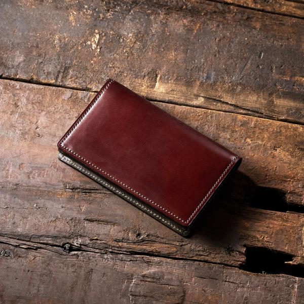 【美品】COCOMEISTER 名刺入れ コードバン COCOMEISTER 【ココマイスター】コードバンヘリテージ