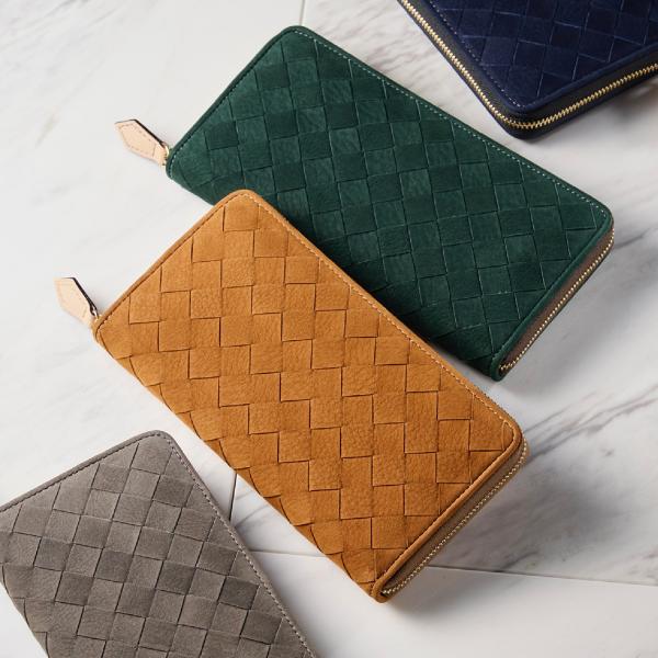 COCO MEISTERラウンドジップ長財布 カラー:グリーン レディース 緑財布