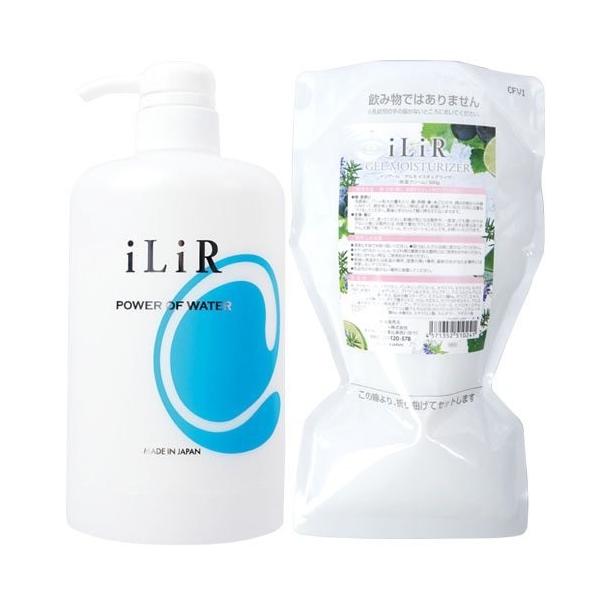 リニューアル イリアール ゲルモイスチュアライザー　500g レフィル 2本 iLiR(イリアール) ゲルモイスチュアライザー 500g ポンプ+リフィル