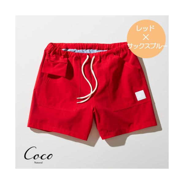 ととのうパンツ アクティブショート レッド ACTIVE SHORT ムレない