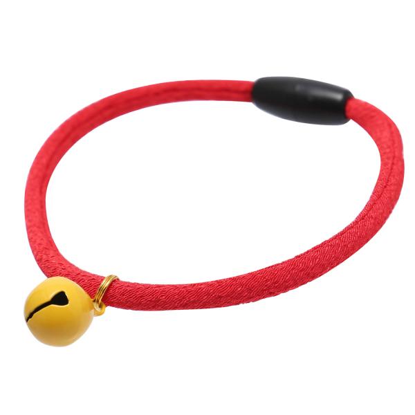 猫 首輪 ちりめん首輪 猫用首輪 和柄 おしゃれ 安全 鈴 付き 日本製 （無地・赤）商品詳細・重さ：約3g〜４gと、着けていることに気が付かない猫ちゃんがいるほどの軽さです。・サイズ ：長さ約10cm~30cmまで対応。猫ちゃんのサイズに...