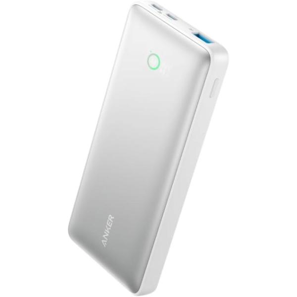 [在庫処分] アンカー Anker Power Bank (10000mAh, 25W, 3 Port) ホワイト モバイルバッテリー コンパクト 持ち運び 収納 薄型 充電池 A1249N21||