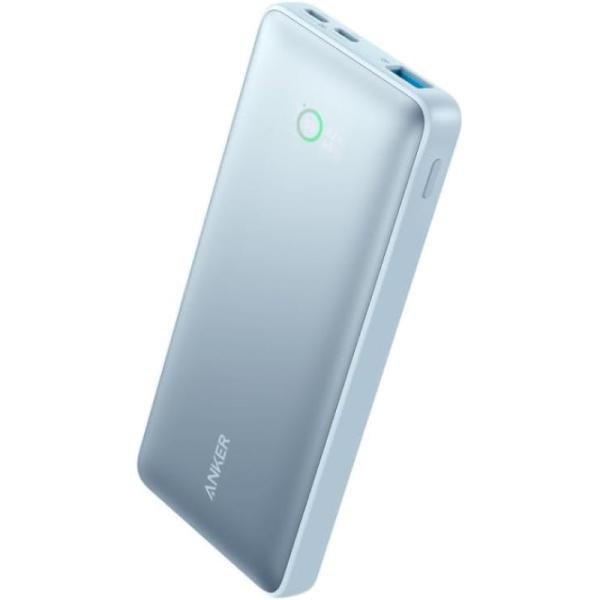 [在庫処分] アンカー Anker Power Bank (10000mAh, 25W, 3 Port) ブルー モバイルバッテリー コンパクト 持ち運び 収納 薄型 充電池 A1249N31||