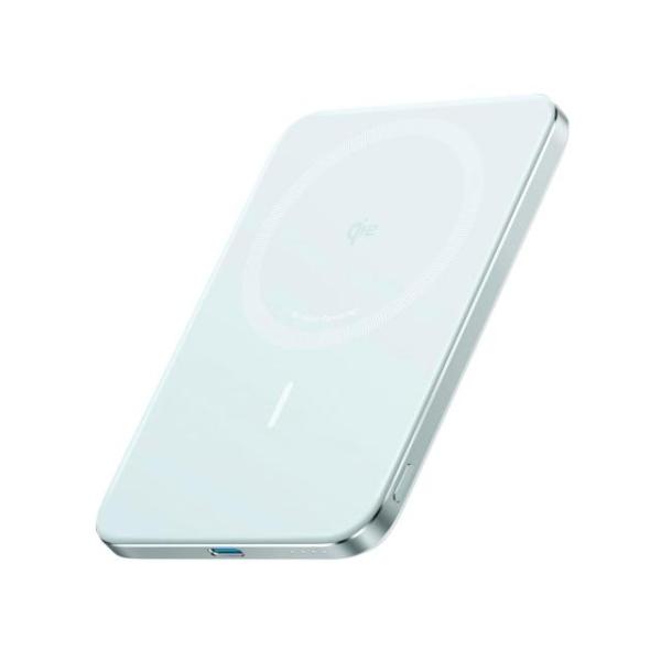 [在庫処分] アンカー Anker Nano Power Bank (5000mAh, MagGo, Slim)  A1665N61 ミントブルー 薄型 マグネット ワイヤレス 充電器 5000mAh 正規品 A1665N61||