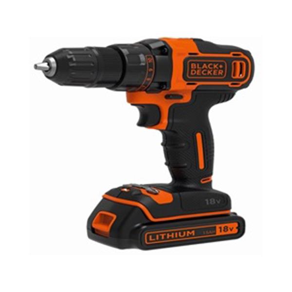 ブラックアンドデッカー 18V リチウム コードレス振動ドリルドライバー ブラック＆デッカー（BLACK & DECKER） 18Vリチウム コードレス