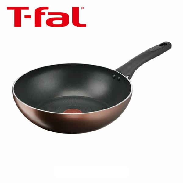 ジ*コ様 新品 T-fal IHチタン・エクセレンス モカ フライパン ウォック coconial_ng17219
