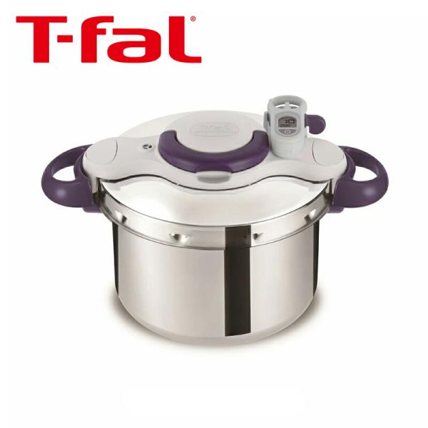 【美品】T-fal ClipsoMinut'パーフェクト 圧力鍋タイマー付　6L T-fal（ティファール） クリプソミニット パーフェクト 6L タイマー