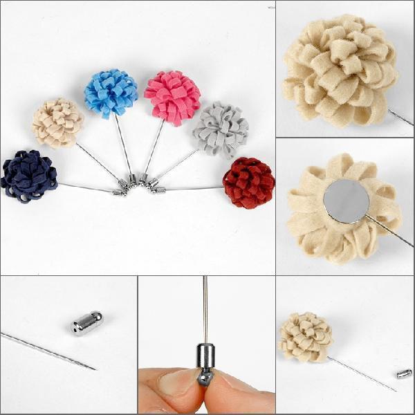 メンズアクセサリー ラペルピン ブートニア スーツ飾り ラペル飾り フェルト生地 菊 フラワー ６色 Btnr005 Btnr005 ココノコ 通販 Yahoo ショッピング