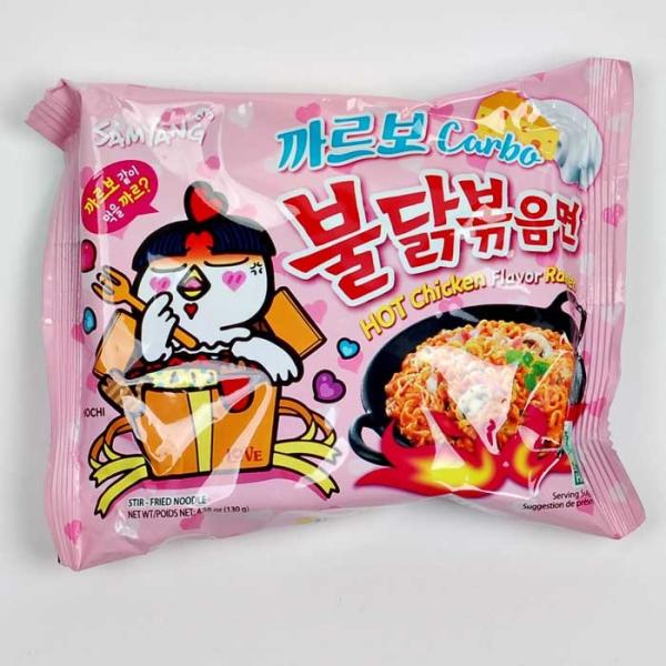 プルダック炒め麺 カルボ 韓国発 カルボナーラ味 激辛 旨辛 インスタント麺 ラーメン プルダックポックンミョンカルボ 1袋 Buyee Buyee 日本の通販商品 オークションの入札サポート 購入サポートサービス