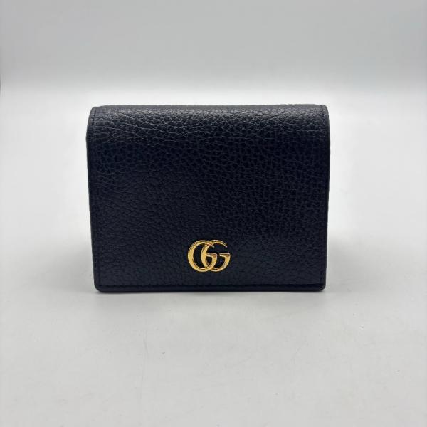 GUCCI グッチ 二つ折り財布 ダブルG ミニウォレット コンパクト