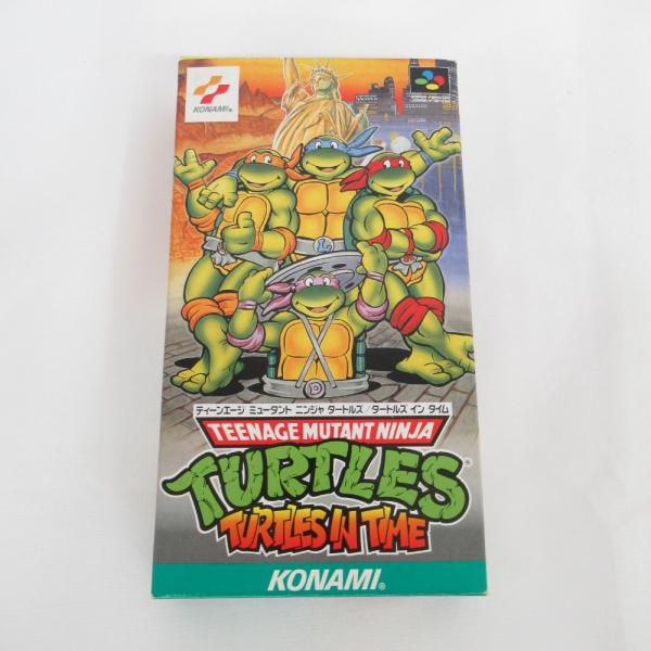 ゲームソフト Sfc ティーンエージ ミュータント ニンジャ タートルズ タートルズ イン タイム レトロゲーム コナミ 1602 C野々市店 Cnn ココロード 通販 Yahoo ショッピング