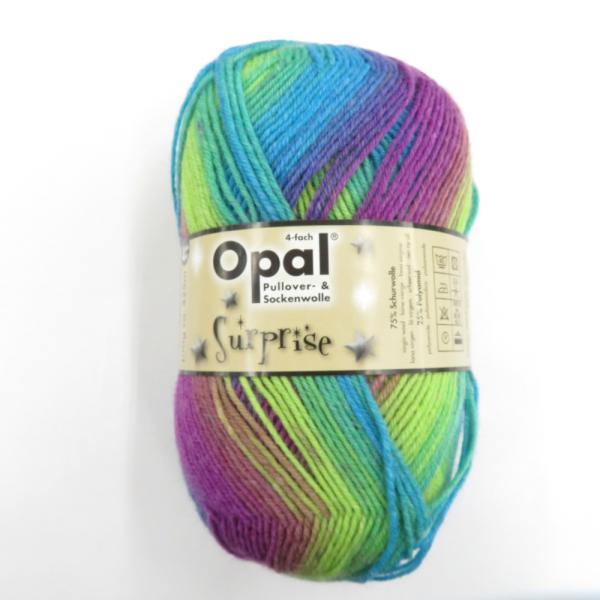 毛糸 Opal オパール サプライズ 4ply/4本撚り オーロラ 4065番色 100g玉巻 約425m ソックヤーン 未使用品