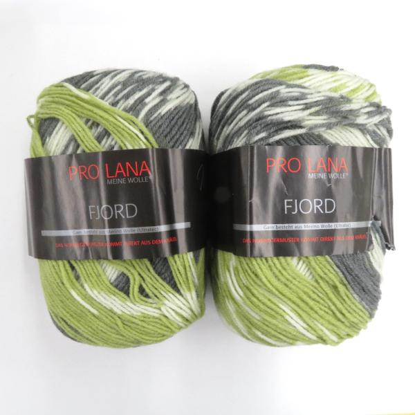毛糸 PRO LANA プロラナ FJORD 86番色 2玉セット1玉100g 350ｍ ソックヤーン 秋冬 未使用品