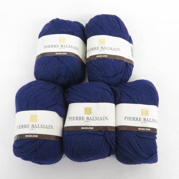 毛糸 ニッケビクター PIERRE BALMAIN バルマン マドレーヌ 5玉セット 1516番色 1玉50g 約110m 毛100％  未使用品
