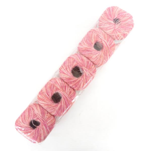 ハマナカ 毛糸 シルクフィールプリント  106番 5玉セット 1玉185m 段染め グラデーション 編み物 手芸  未使用品