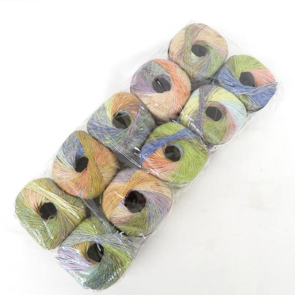 毛糸 ダイヤマージ 302番 10玉セット  1玉30g巻 約111m 春夏毛糸 グラデーション 未使用品
