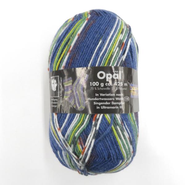 毛糸 Opal オパール Hundertwassers 1437番色 1玉 100g玉巻 約425m 未使用品