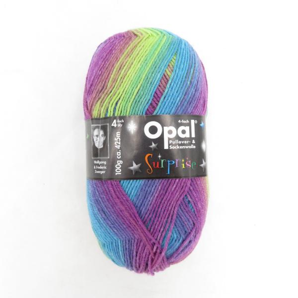 毛糸 Opal オパール サプライズ 4ply/4本撚り オーロラ 4065番色 100g玉巻 約425m ソックヤーン 未使用品