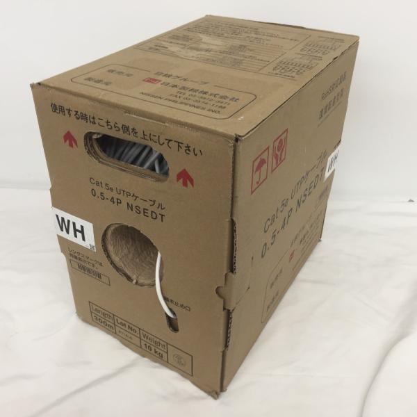 日本製線 LANケーブル Cat5e UTPケーブル 白 300m 10kg 0.5-4P 日本製線 LANケーブル Cat5e UTPケーブル 白 300m 10kg 0.5-4P