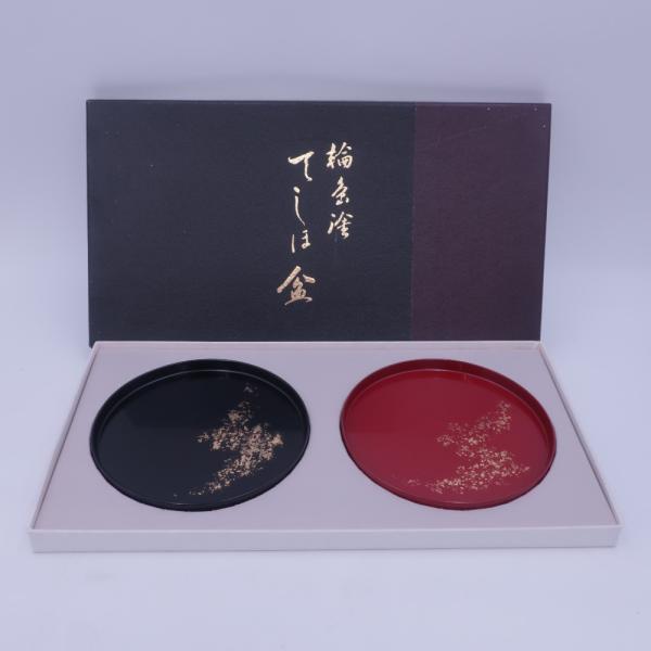 品質保証付　輪島塗　御盆　漆　２つセットで　新品未使用保存品 輪島塗 酒器セット 宇宙（そら） - 石川県輪島市｜ふるさとチョイス