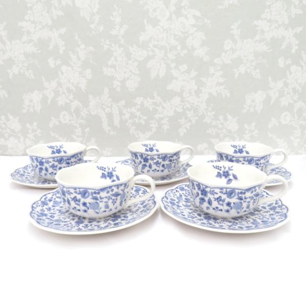 NIKKO（ニッコー） 食器 LIBERTY リバティ カップ＆ソーサー 5客セット