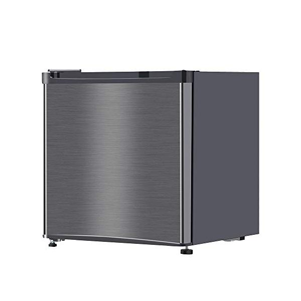 冷蔵庫 一人暮らし 収納 小型 46L 小型 1ドア 新生活 コンパクト おしゃれ ミニ新品 黒 ガンメタリック MAXZEN JR046ML01GM マクスゼン