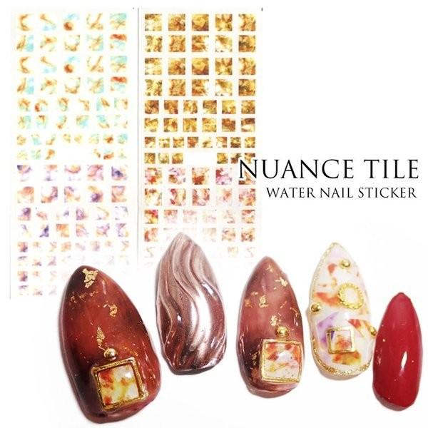 ニュアンスタイルネイルシール ニュアンスネイル 大理石 ニュアンスネイル マーブル べっ甲 アメジスト ターコイズ 天然石 ウォーターネイルシール レジン Nuancetile Cocoro Nail ヤフー店 通販 Yahoo ショッピング
