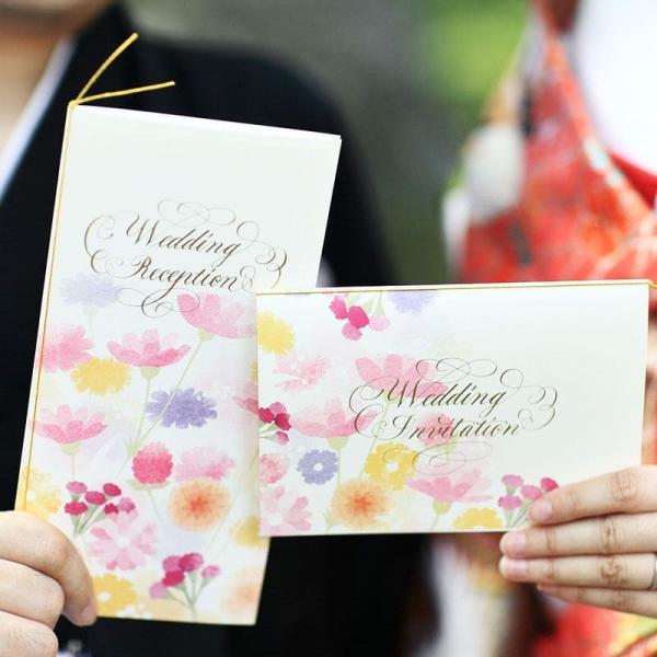 結婚式 招待状 オートヌ 秋 コスモス 手作り キット おしゃれ 安い 用紙 10部1セット Buyee Buyee Japanese Proxy Service Buy From Japan Bot Online