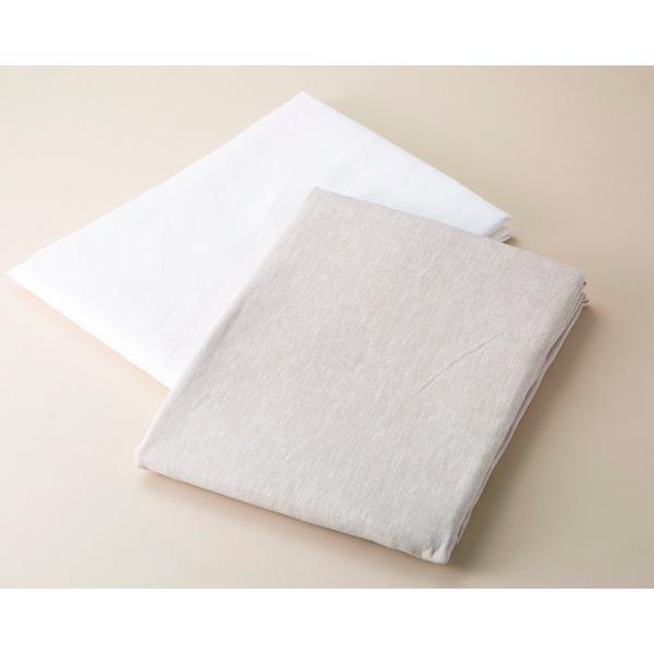 蒸し暑く寝苦しい夏にぴったり。さらりとして気持ちのよい肌ざわりの近江の麻（リネン）シーツです。吸水性・速乾性に優れ汗や湿気をよく吸い、お洗濯をしてもすぐに乾きます。サイズ：140cm×250cm素材：麻100％カラー：生成・白