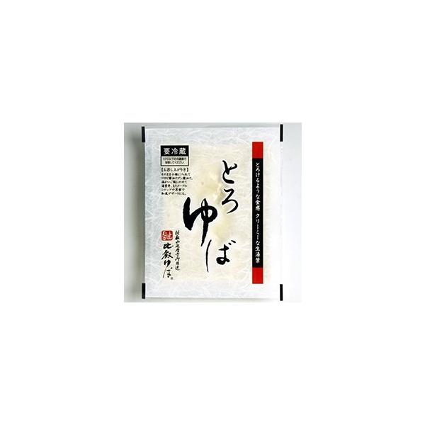 とろっとクリーミー♪大豆の風味がよく、柔らかい食感が人気の生湯葉です。滋賀県産大豆を100％使用しています。比叡ゆばで一番やわらかい生ゆば「とろゆば」と、豆乳をたっぷり含んだ生湯葉をミルフィーユのように何層にも重ねて、食感のよいお刺身用に仕...