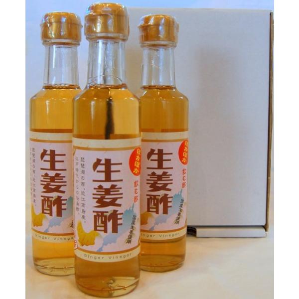 生姜酢３本セット200ml【淡海酢有限会社】 ※
