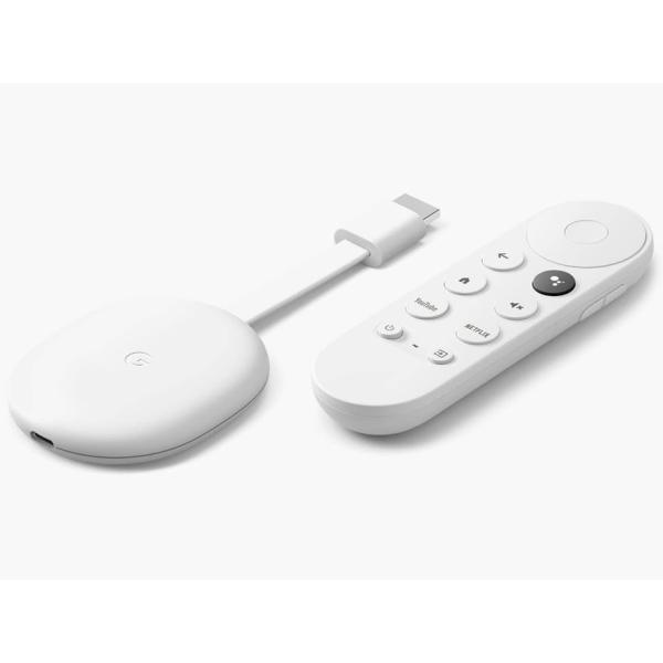 【新品】chromecast with Google TV snow GA01919-JP ホワイト【送料無料】【即日発送】