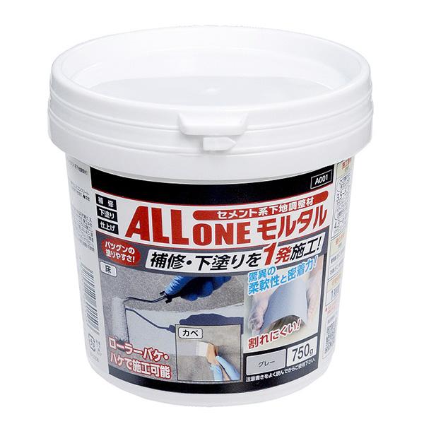 他サイト： アサヒペン オールワンモルタル　７５０Ｇ　グレーA001 4970925601506の商品画像