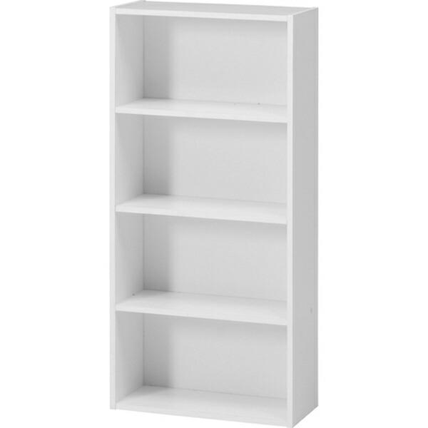 他サイト： 【地域制限有】【メーカー直送】不二貿易 BDラック （BOOK＆DVD） ホワイト HP9418WH 00081397の商品画像