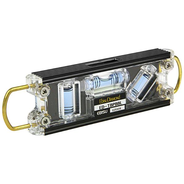 他サイト： (ネコポス送料無料) エビスダイヤモンド:トビレベルプロ ブラック ED-TBPBBL 4950515140646 大工道具 測定具 トビレベルの商品画像